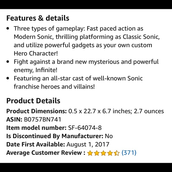 Sonic Forces: Standard Edition - Xbox One - Picture 3 of 3